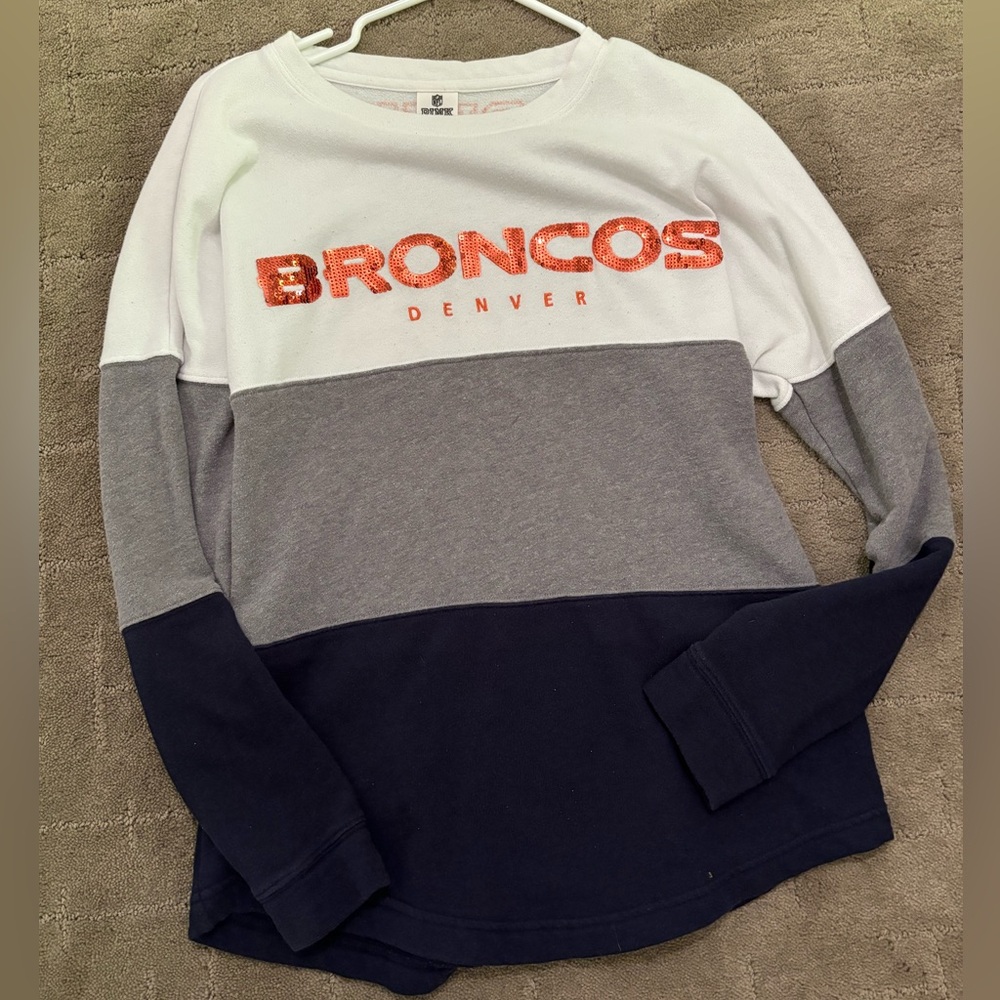 Victorias Secret Pink Denver Broncos Color-block Spirit Jersey